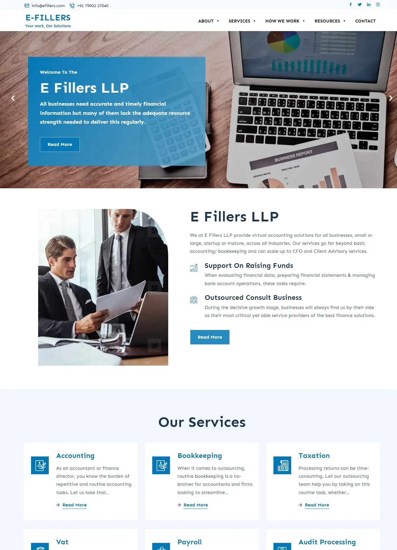E-Filler - Portfolio Website