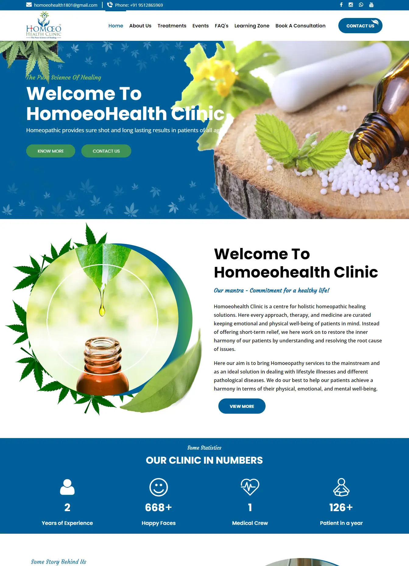 Homoeo Health - Portfolio Website