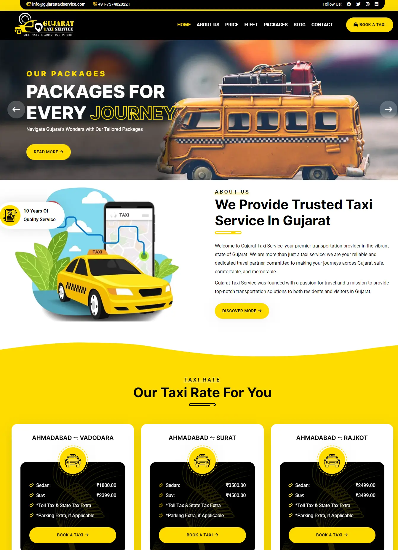Gujarat Taxi Service
